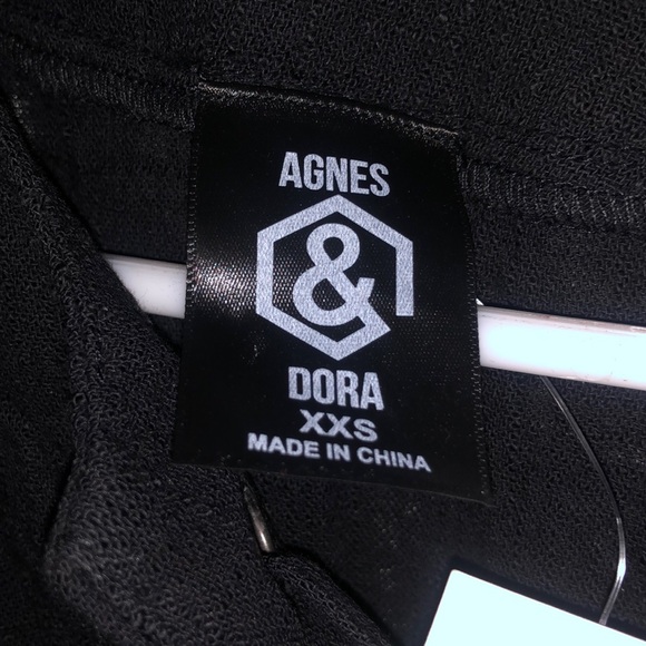 AGNES & DORA BATES DRESS, XXS BLACK - Picture 3 of 3